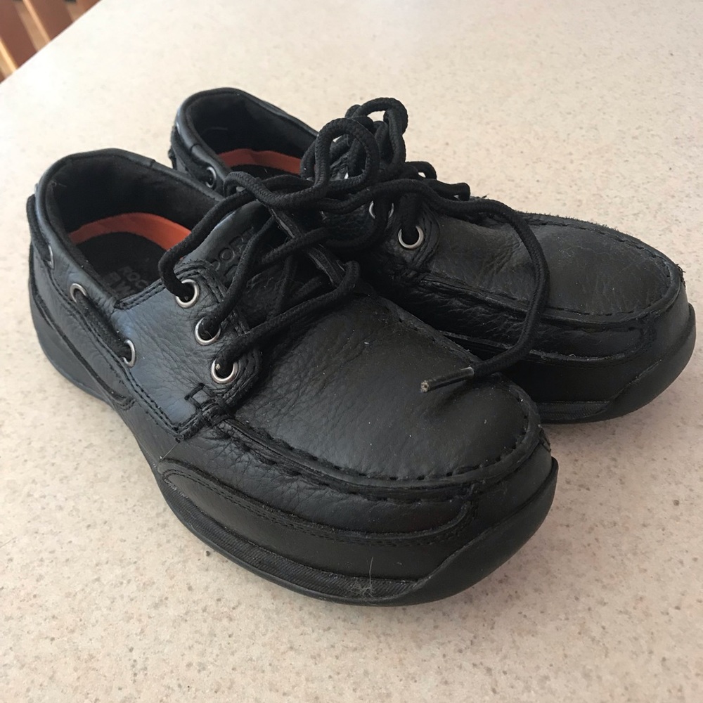 Rockport steel tip work shoes